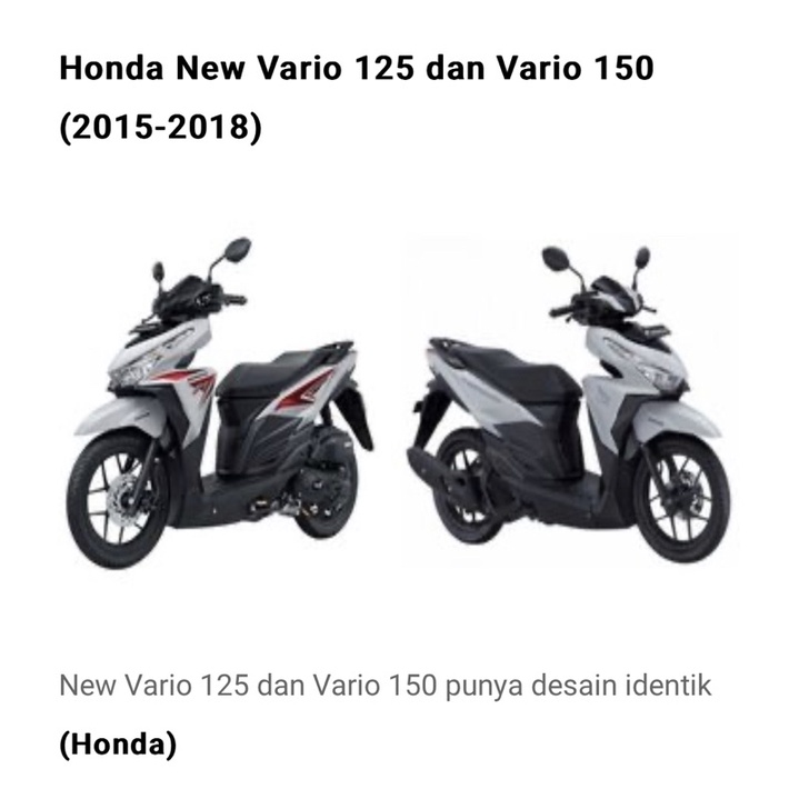 RK Alas kaki Motor Vario 125 - 150 thn 2015 sd 2018 - Karpet Vario - Pijakan Alas Kaki Motor Vario
