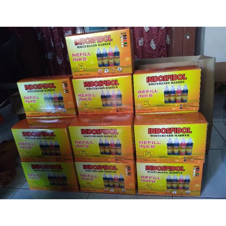 

TINTA ISI ULANG SPIDOL WHITEBOARD(INDOSPIDOL) REFILL TERLARISS...,,,,,