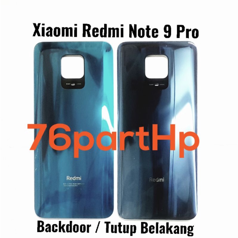 Backdoor Xiaomi Redmi Note 9 Pro - Tutup Baterai Casing Belakang Back