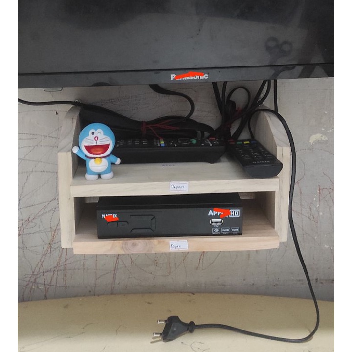 rak STB dan rak WIFI,RAKSETTOPBOX rak susun wifi dan STB rak kayu wifi