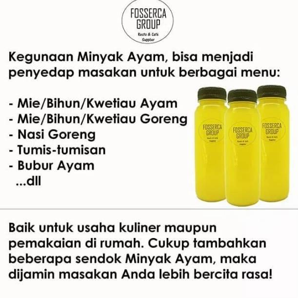 

[M-U6U[♫♪] Minyak Ayam Bawang untuk Masak (Chicken Garlic Oil for Cooking) 1 Liter viral