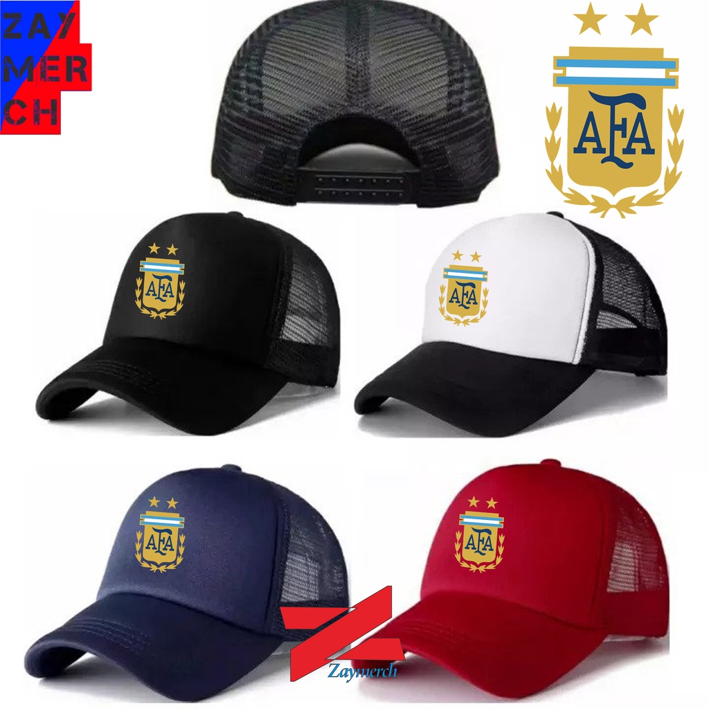 TOPI DEWASA TIMNAS ARGENTINA LOGO WORLD CUP