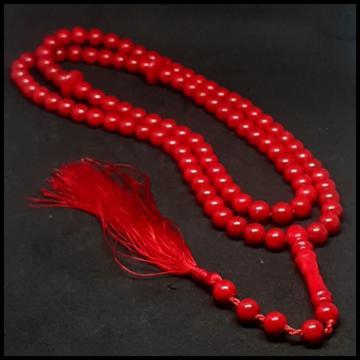 Promo Tasbih Permata Marjan/Reed Coral/Batu Marjan Asli 1000%