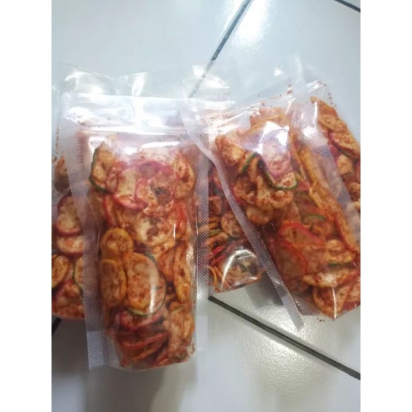 

Kerupuk seblak Pedas Balado jeruk nipis 100gram