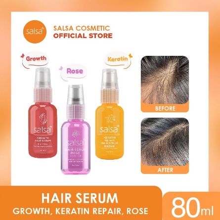 SALSA Hair Serum Spray 80ml / Perawatan Rambut / Serum Rambut / Vitamin Rambut