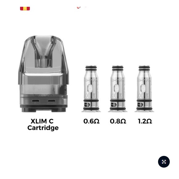 CATRIDGE OXVA XLIM C EMPTY REPLACEMENT OXVA XLIM C 100% AUTHENTIC