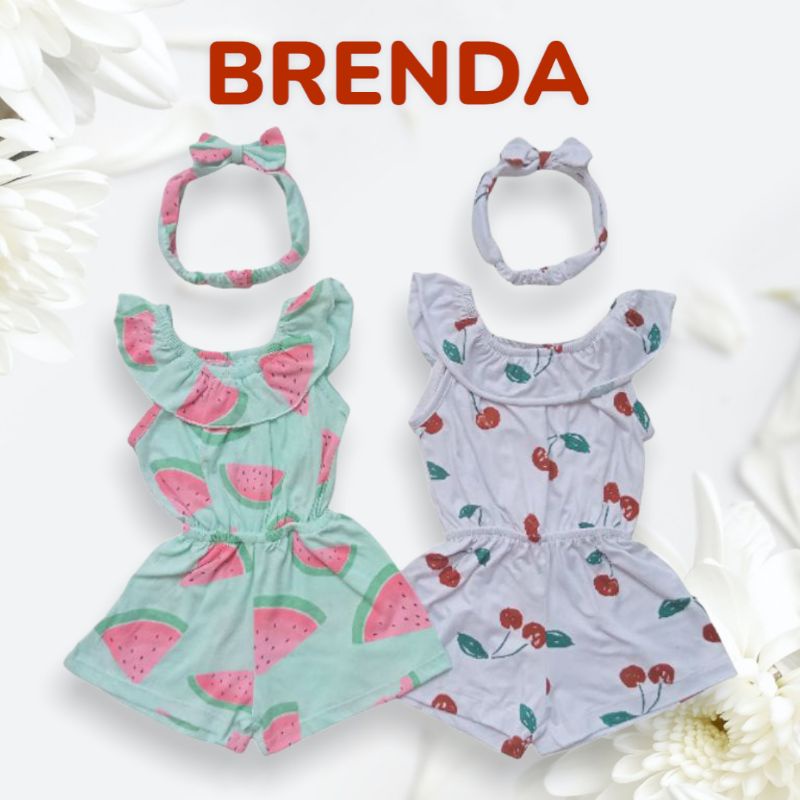 0 bln-1,5thn free bando BRENDA jumpsuit bayi jumpsuit anak little koda baby dress