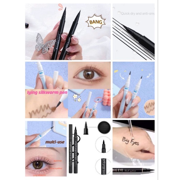 ♥️G.A.SHOP♥️ AIYI EYELINER BIG EYE HITAM / EYELINER ANTI AIR HITAM / EYELINER WATERPROOF BLACK / EYELINER HITAM MURAH