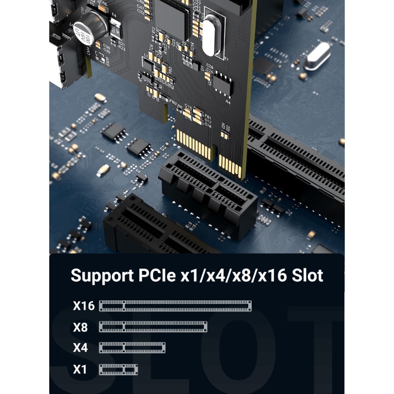 Zzz 5Gbps PCIe USB 3.0 HUB Adapter USB3.0 4port PCIe Ke USB 3.0 Adapter Untuk PC