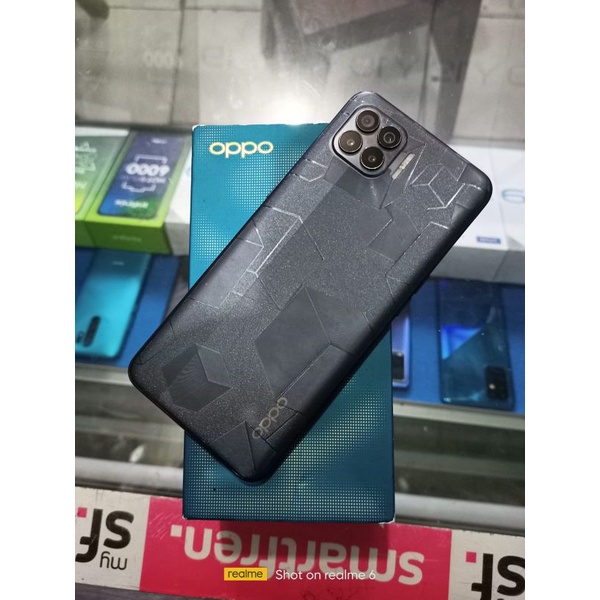 OPPO RENO 4F RAM 8/128 FULLSET ORIGINAL BEKAS SECOND