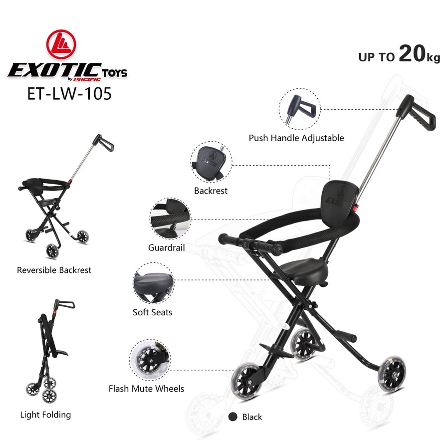 Kereta dorong anak bayi balita LW 105 LW 005 exotic baby stroller alat bantu bawa anak bayi balita LW105 LW005 LW 001 LW001 LW 002 LW002 LW 007 LW007 LW 011 LW011 LW 101 LW101