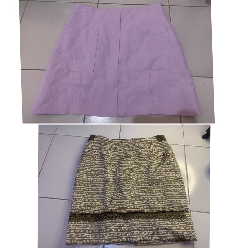 Preloved rok Olive Des Olive/rok lilac/rok ungu
