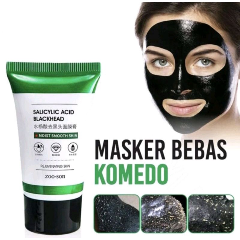 Masker komedo ZOO SON Salicylic acid blackhead berkualitas