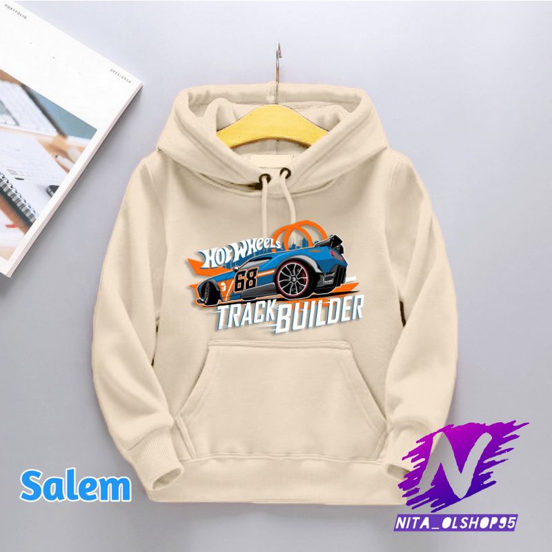 hoodie sweater anak hot wheels