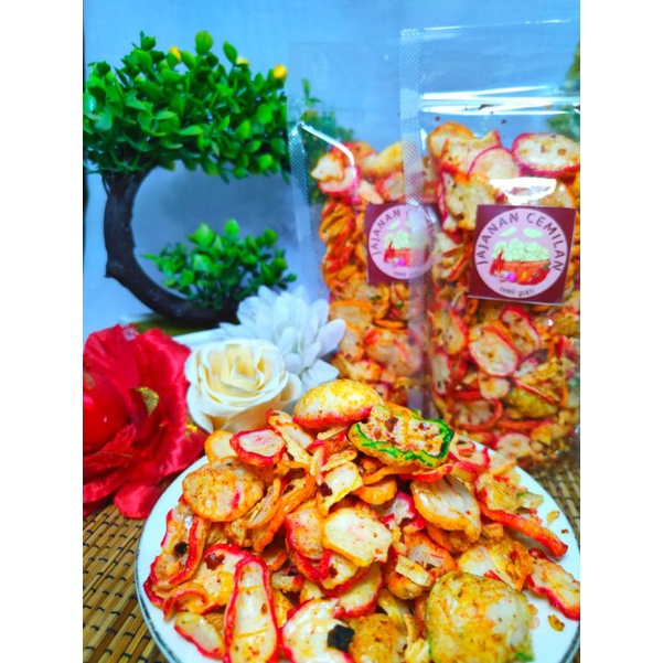 

Kerupuk seblak pedass || jajanan camilan enak