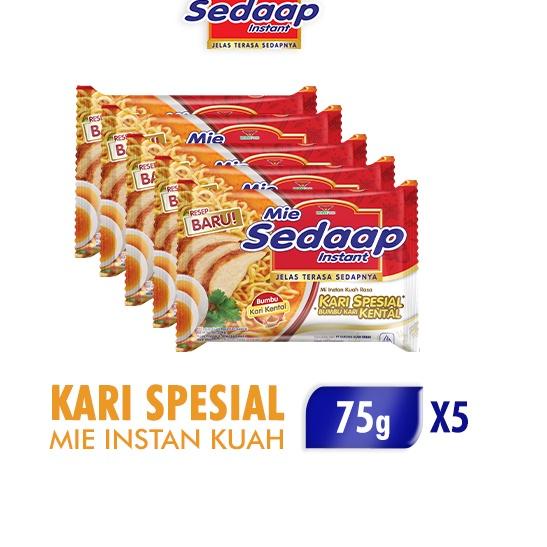 

[PRODUK TQLZY] Mie Sedaap Kari Kental Spesial 75gr x5 ZQS