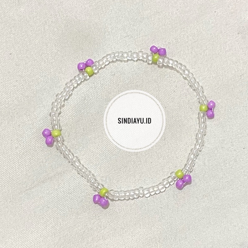 (PART 1) Gelang Manik / Gelang Beads Korea / Gelang Bunga Daisy / Gelang Beads KPOP