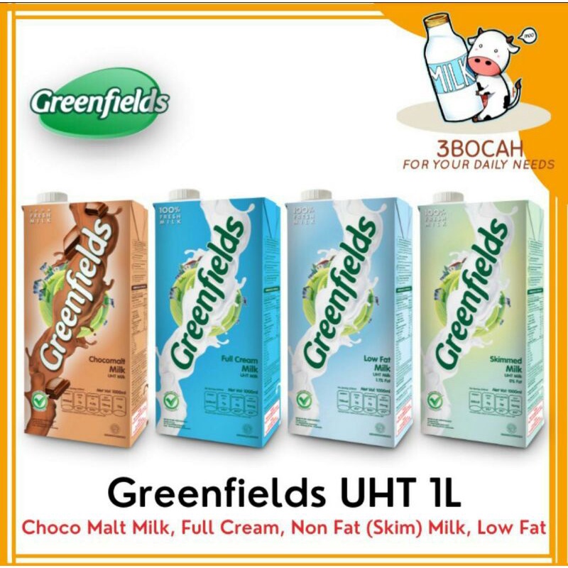 

Susu Greenfields UHT Full Cream 1000 ml