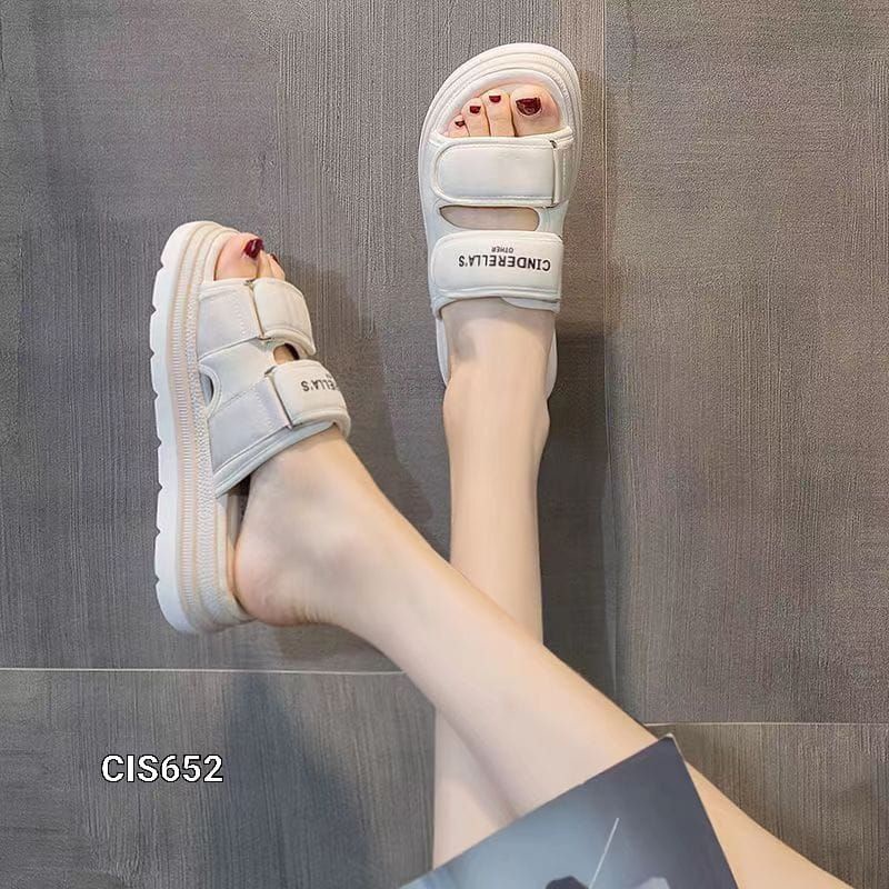 SANDALS SLOP WEDGES BOTTOM SLOP HIKS KOREA CIS652