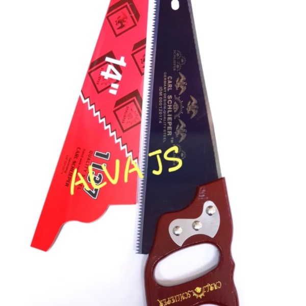 Terbaik GERGAJI KAYU CAP MATA ASLI UKURAN 14 IN Diskon