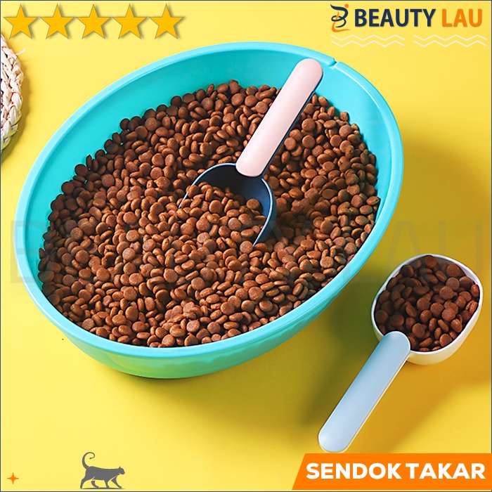 SENDOK MAKANAN KUCING SCOOP SEKOP TAKAR SEROK SEROKAN FEEDING SPOON SKOP MAKANAN KUCING ANJING