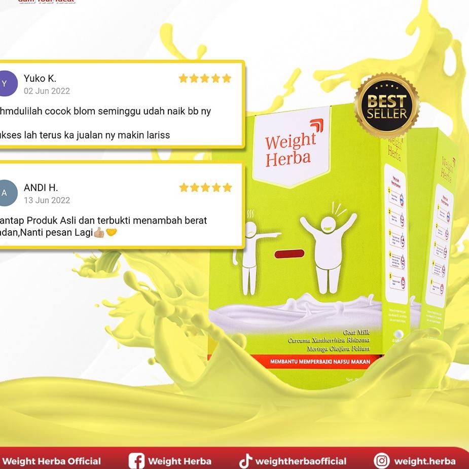 

[PRODUK 8JF] Weight Herba - Susu Penambah Berat Badan 200 gr SFA