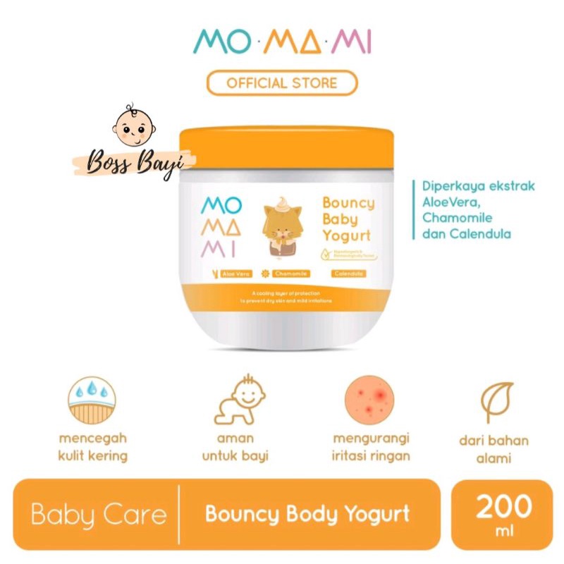 MOMAMI - Bouncy Baby Yogurt 200ml /Lotion Bayi