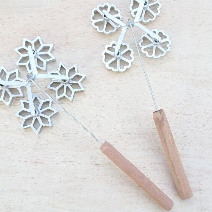 ⇲ cetakan kembang goyang isi 4 ㄺ