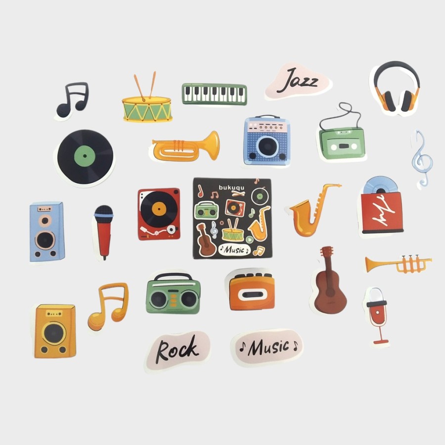 

Bukuqu Stiker Journal SJ023 Music untuk Notebook, Planner