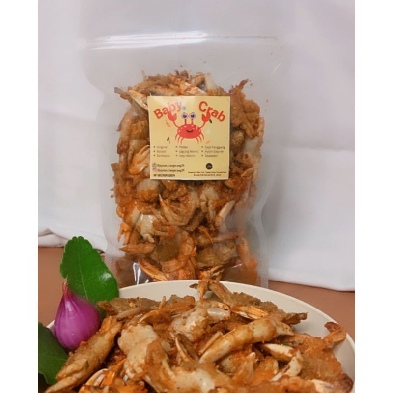 

Baby Crab Crispy 250gr | Makanan Ringan Rajungan Krispy