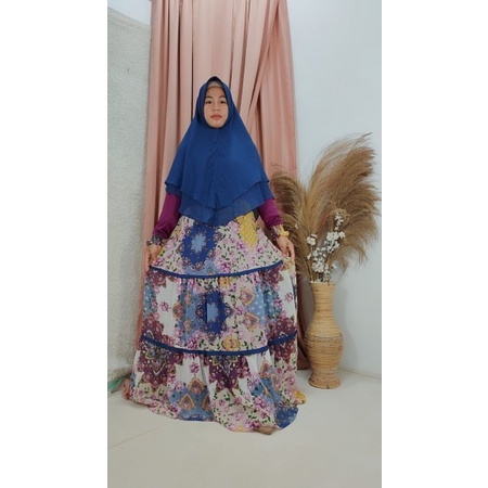 set syari ceruty printing / set ceruty printing