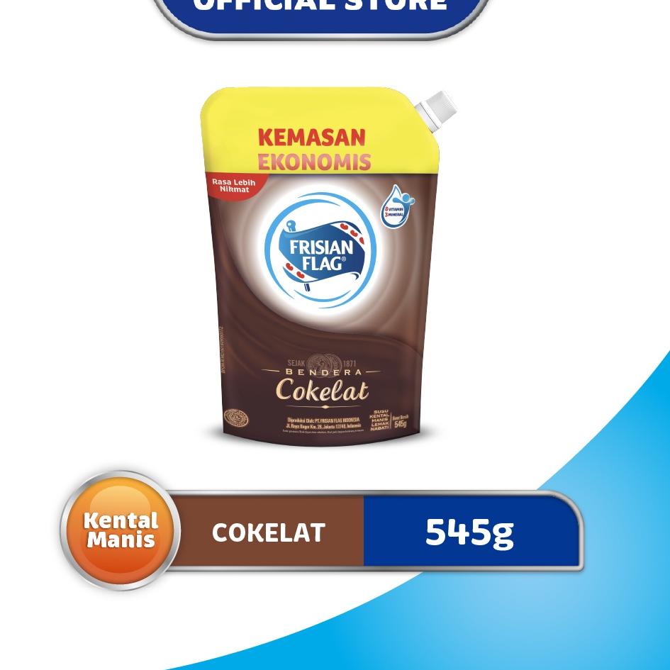 

∞ Frisian Flag Kental Manis Cokelat Pouch 545gr ご