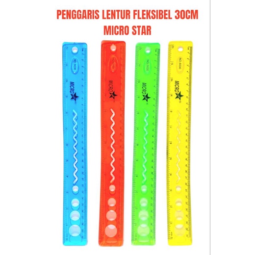 

Penggaris 30 cm Lentur Elastis ANTI PATAH