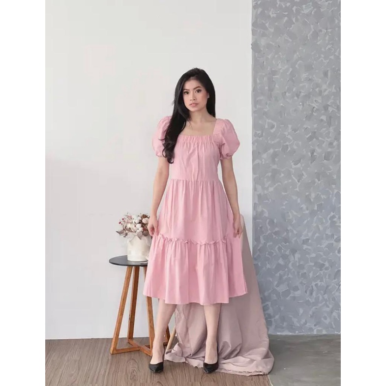 Basic id fashion Dres wanita Taniia /  Korean dres wanita / Gaun wanita