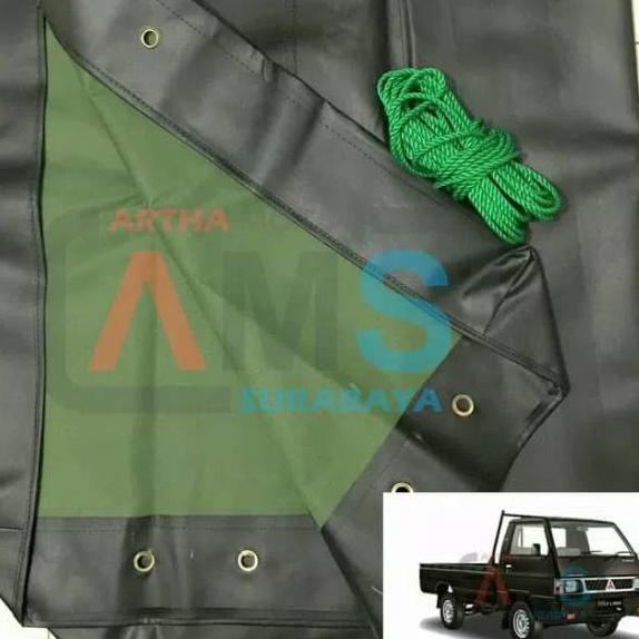 ✎ Terpal Bak Belakang Mitsubishi L300 Pickup / Pick Up + Tali Tampar ア