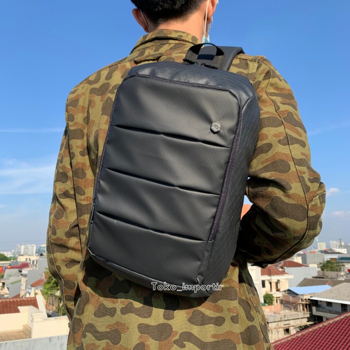 tas selempang pria  PROMO Tas Selempang Pria Ripcurl Slingbag Waterproof Import Mirror Ori - Hitam(H