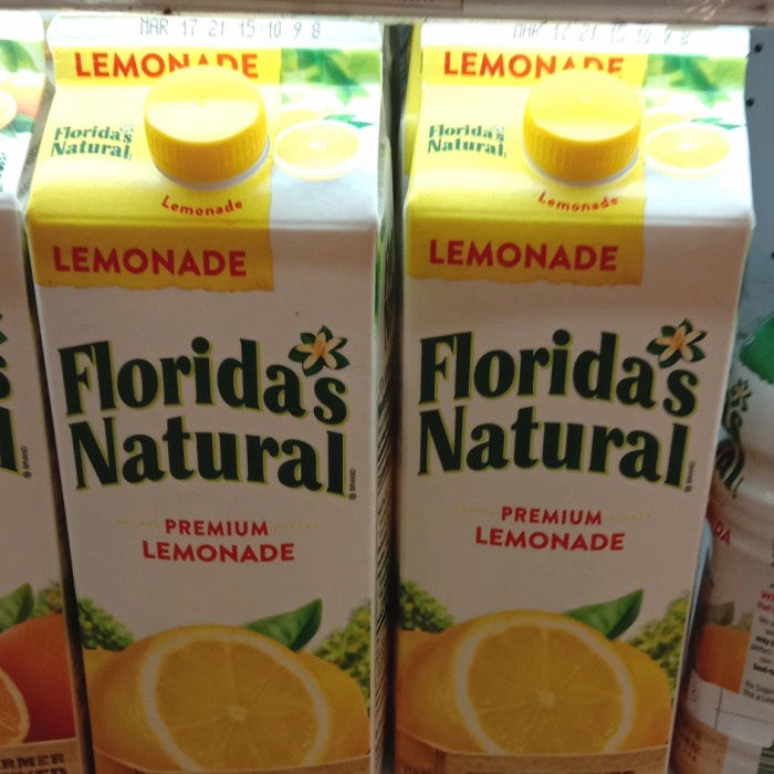 

florida's natural juice lemonade 1,5L