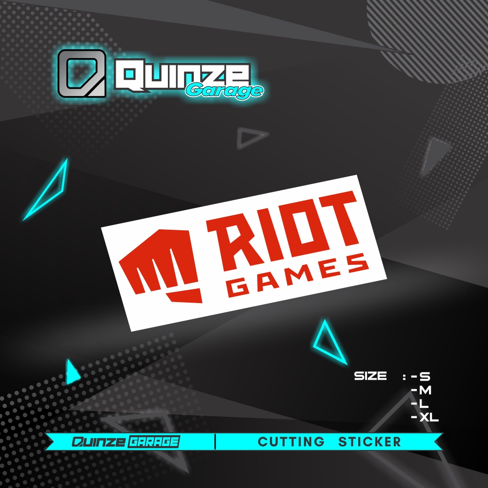 Stiker Riot Games | Sticker Riot Games | Cutting Sticker Gaming Riot Games