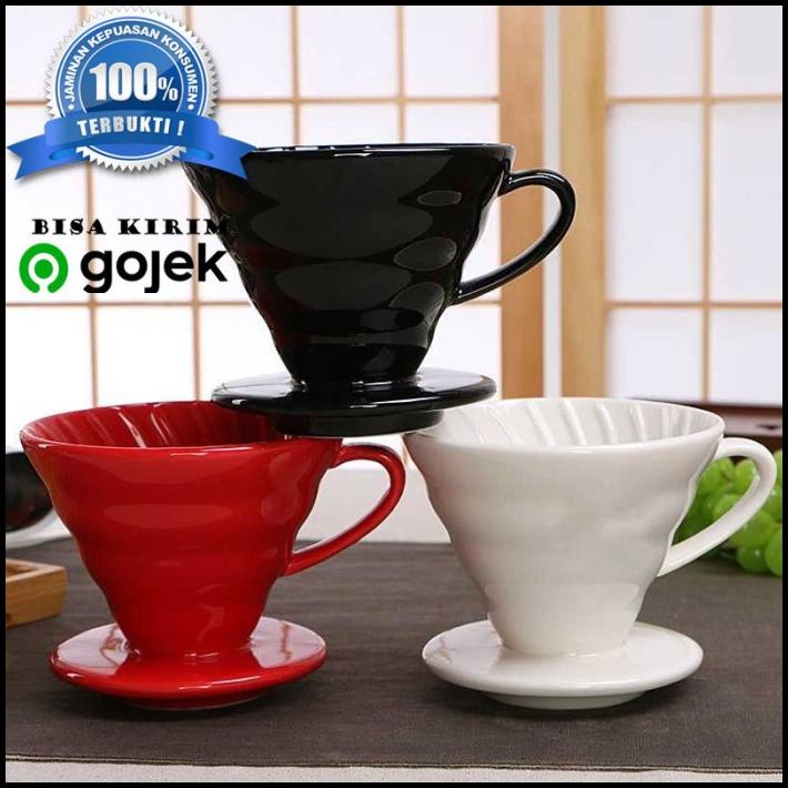 

Onetwocups Filter Penyaring Kopi V60 Glass Filter Dripper Zm00639