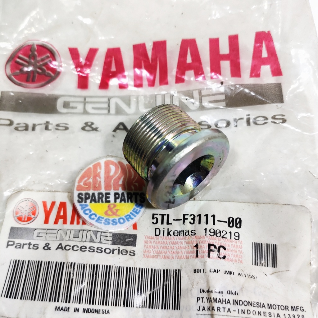 Baut tutup as shock Mio Soul Jupiter 5TL Ori Yamaha pnp Satria 2T Tornado FU