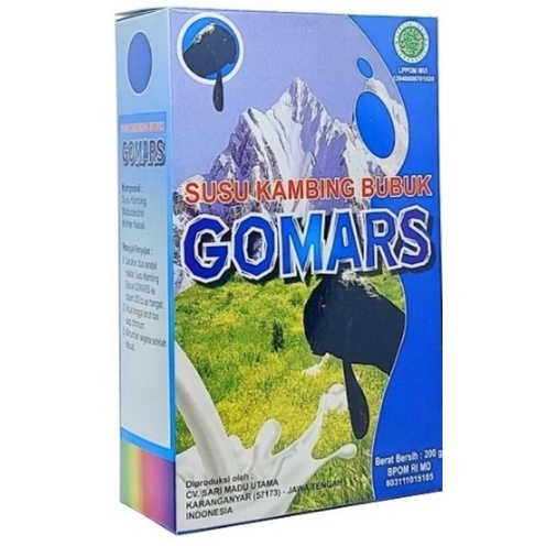 

GOMARS Susu Bubuk Kambing Lemak Nabati