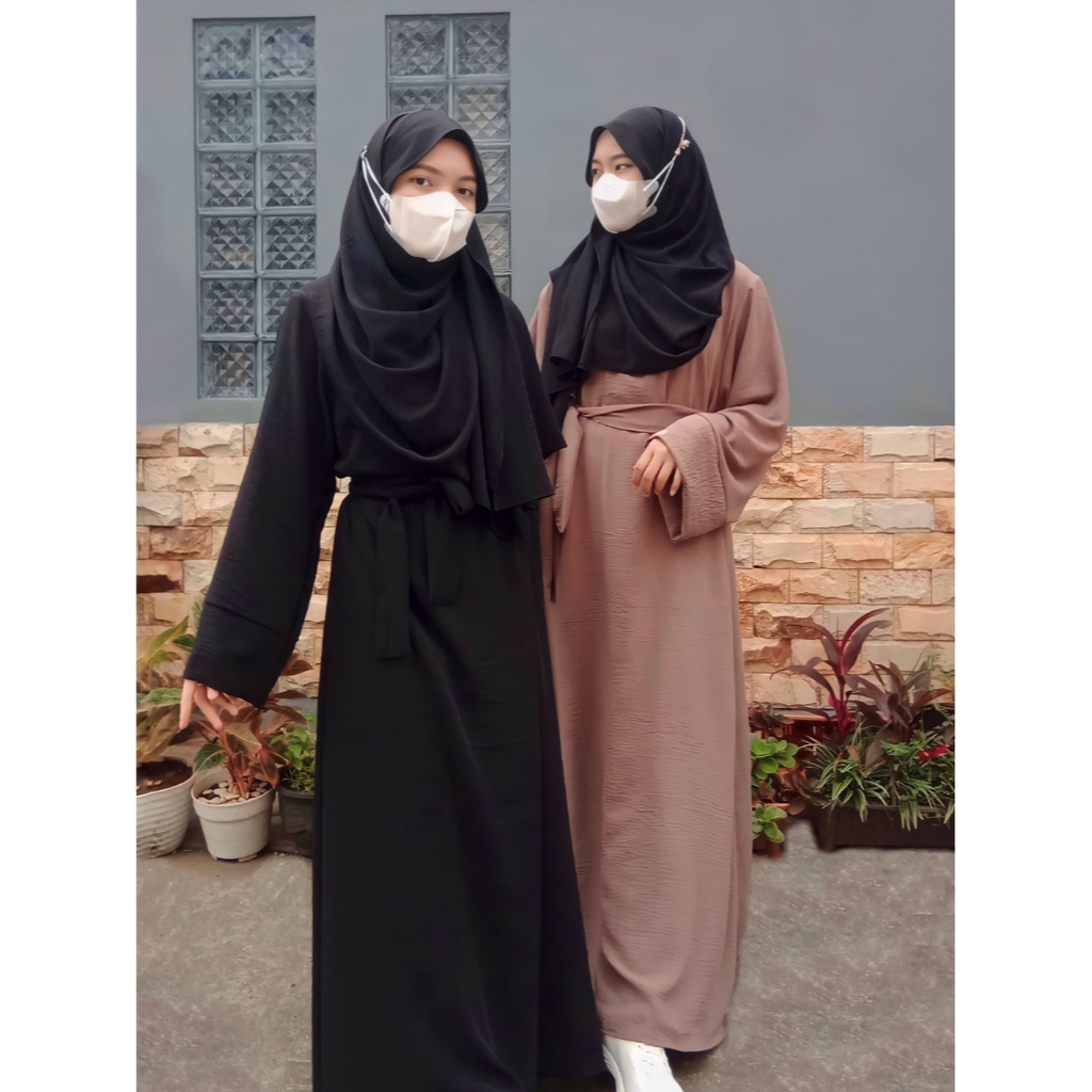 Abaya Turki Basic Polos abaya remaja