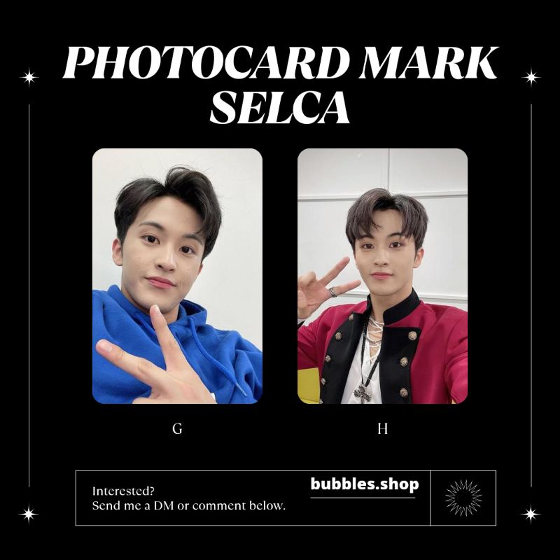 PHOTOCARD UNOFFICIAL MARK NCT SELCA