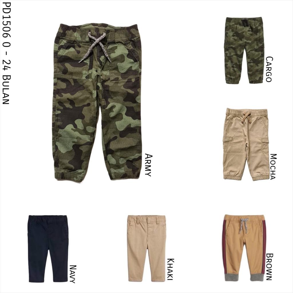 PD1506 Baby Gap Pants Chinos Cargo Bayi Cowok Basic Colour
