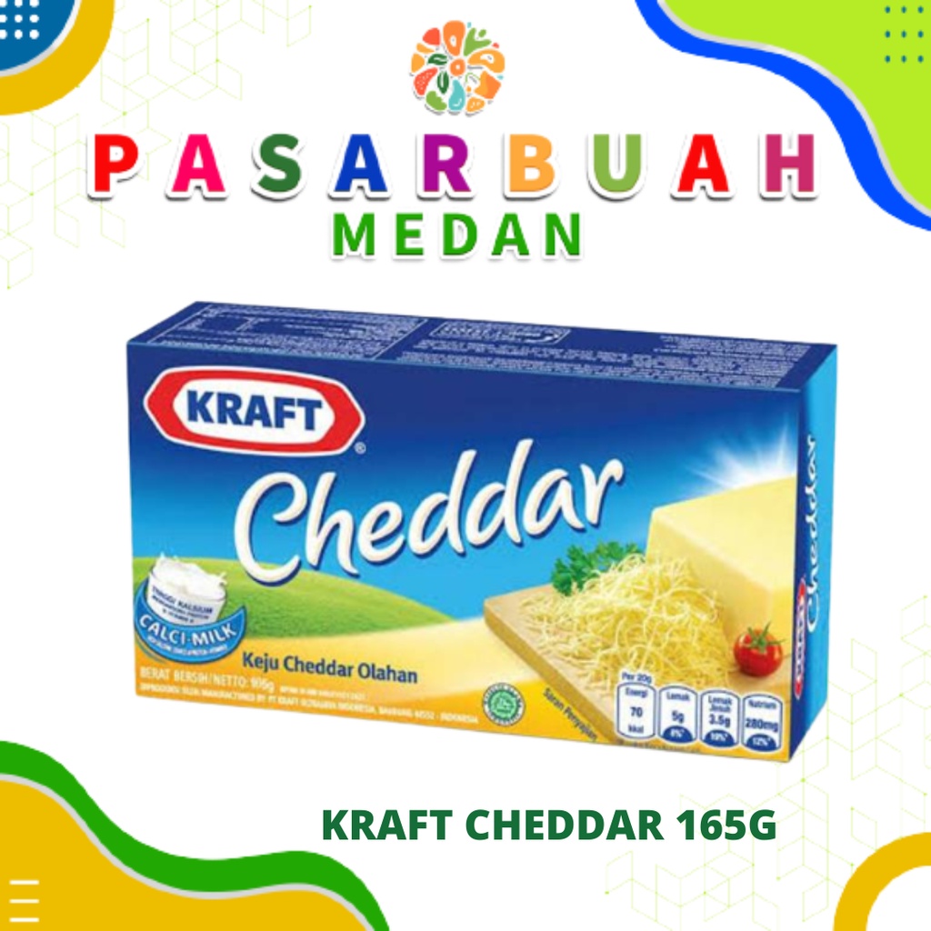 

Distributor Kraft Keju Cheddar 165 GRAM