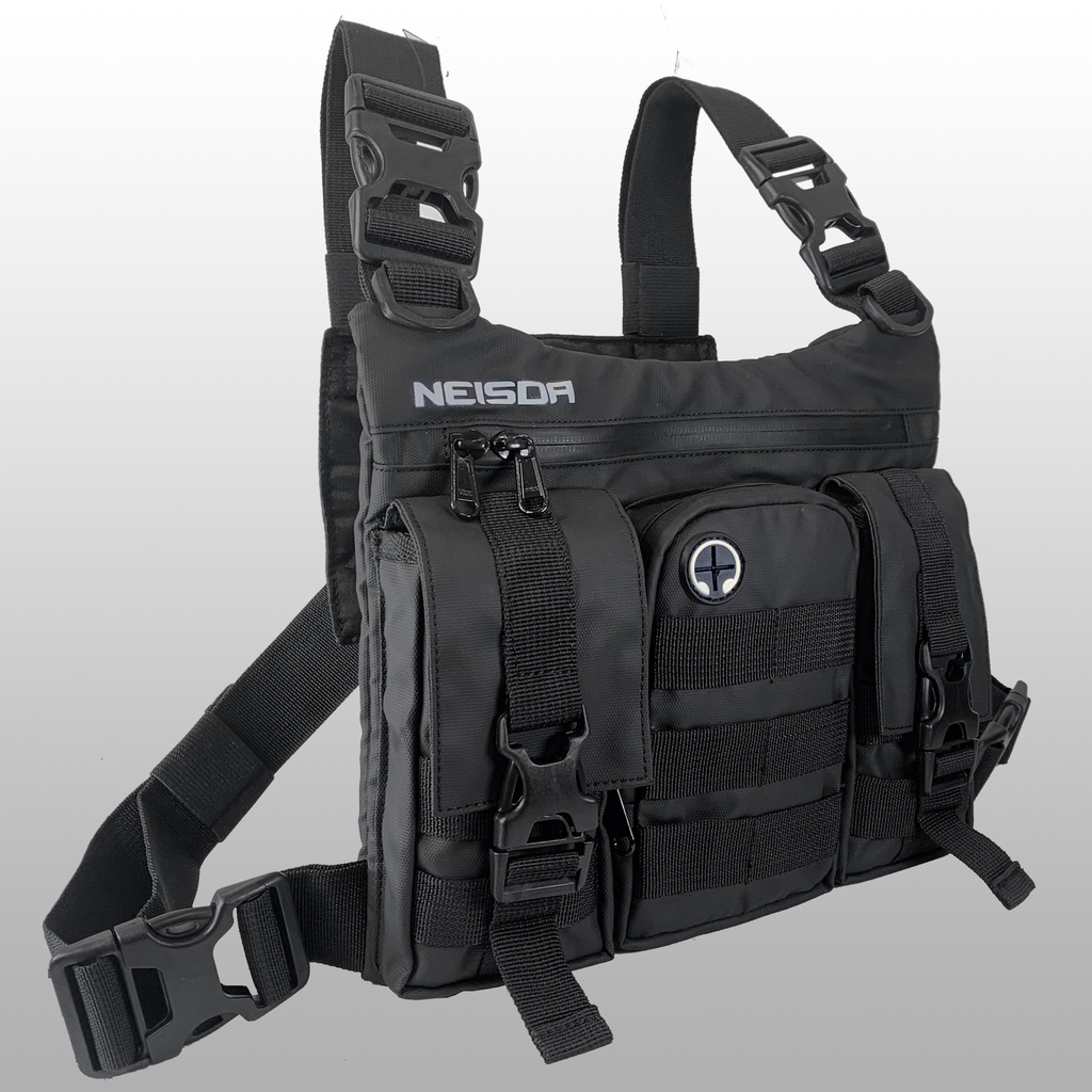 Tas dada pria waterproof three pocket Neisda Original