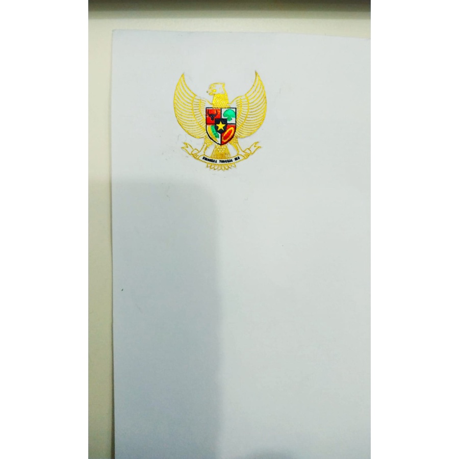 Cetak Kop Surat Concorde Garuda All color Hotstamp / Poly / Hotprint /Produk Ready