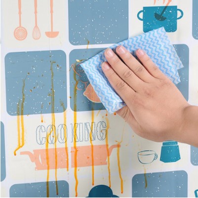 Wallpaper Stiker Dapur Anti Api Stiker Dapur Aluminium Foil Anti Minyak