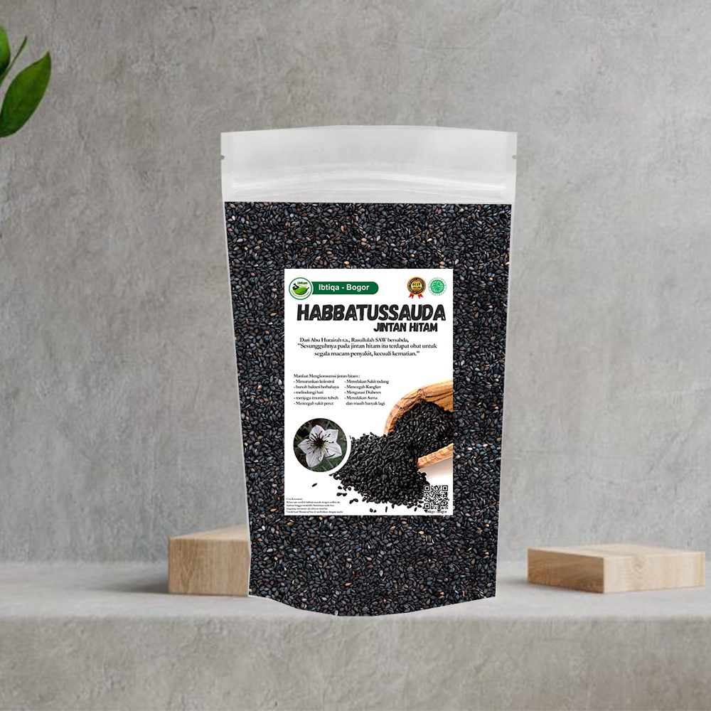 

I IBTIQO Biji Jintan 100 Gram IHabbatussauda / Biji Jinten Asli 1000 % / - pouch