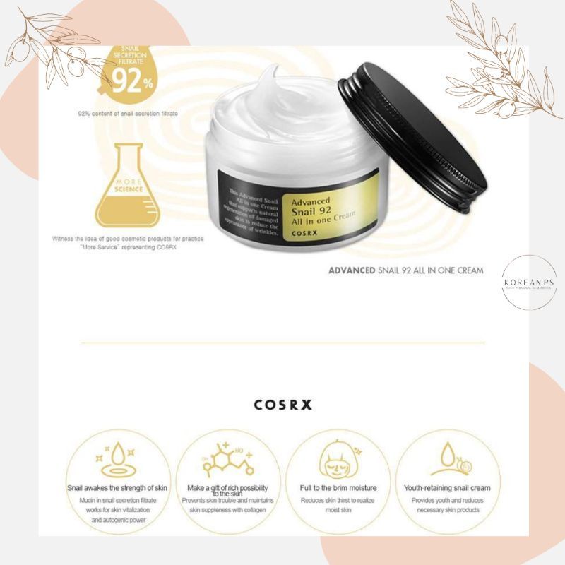 COSRX Advanced Snail 92 All in One Cream Skin Care